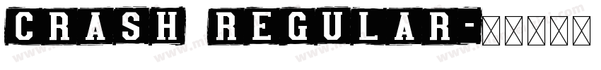 Crash Regular字体转换